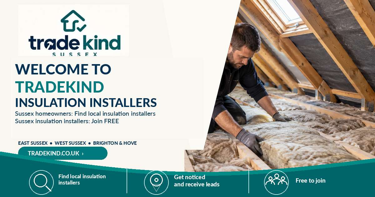 Insulation installer assessing loft insulation and ventilation in a UK home